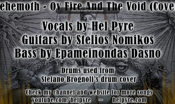Ov Fire and the Void (Behemoth cover)