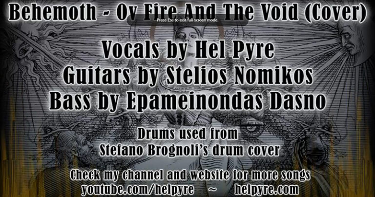 Ov Fire and the Void (Behemoth cover)